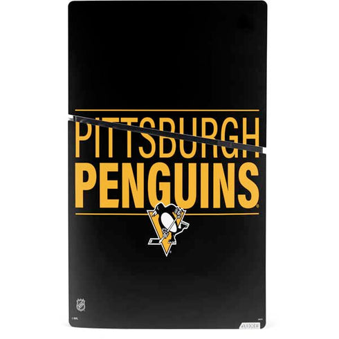 NHL Pittsburgh Penguins Lineup PS5 Slim Digital Edition Console Skin