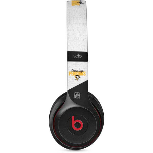 NHL Pittsburgh Penguins Script Beats Solo 2 Wireless Skin