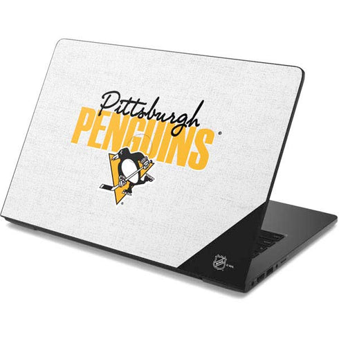 NHL Pittsburgh Penguins Script Dell Chromebook Skin