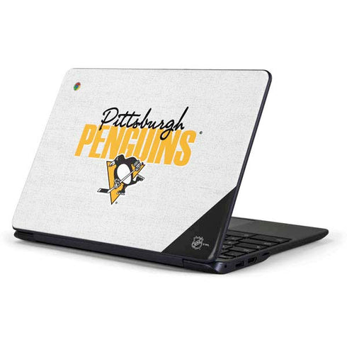 NHL Pittsburgh Penguins Script Samsung Chromebook Skin