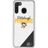 NHL Pittsburgh Penguins Script Galaxy A21 Clear Case