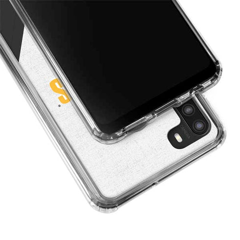 NHL Pittsburgh Penguins Script Galaxy A21 Clear Case