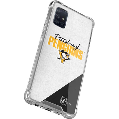 NHL Pittsburgh Penguins Script Galaxy A51 5G Clear Case