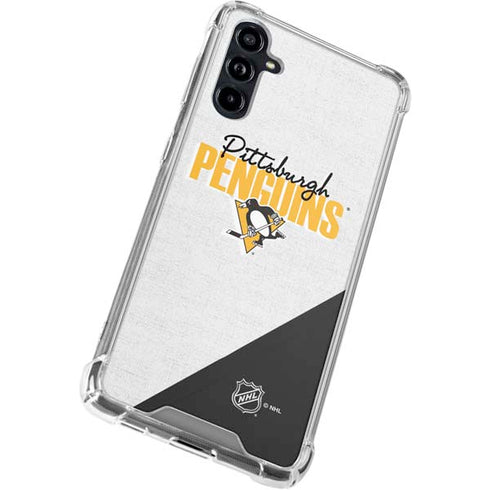 NHL Pittsburgh Penguins Script Galaxy A54 5G Clear Case