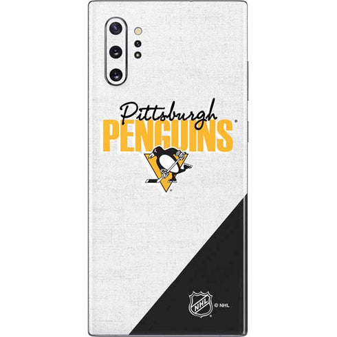 NHL Pittsburgh Penguins Script Galaxy Note 10 Plus Skin