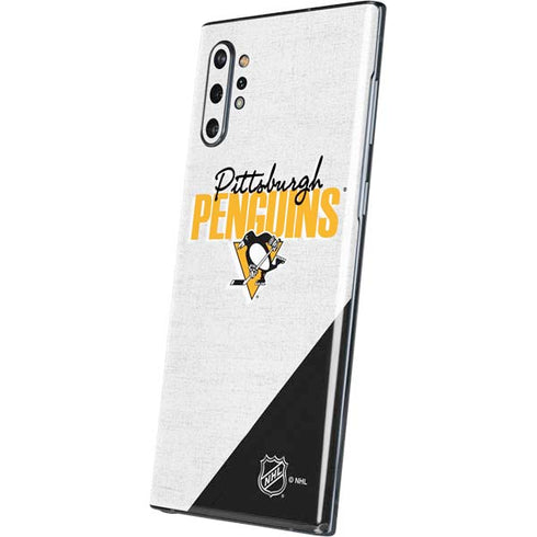 NHL Pittsburgh Penguins Script Galaxy Note 10 Plus Skin