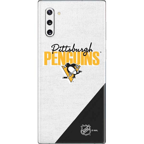 NHL Pittsburgh Penguins Script Galaxy Note 10 Skin