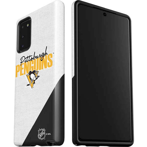 NHL Pittsburgh Penguins Script Galaxy Note20 5G Pro Case