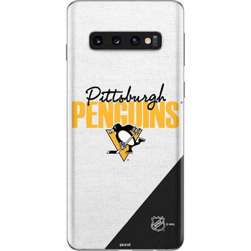 NHL Pittsburgh Penguins Script Galaxy S10 Skin
