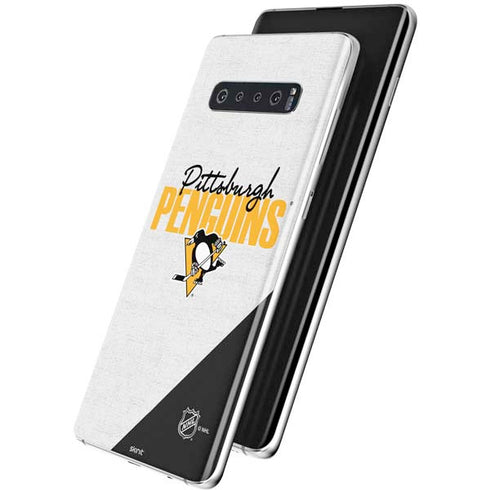 NHL Pittsburgh Penguins Script Galaxy S10 Skin