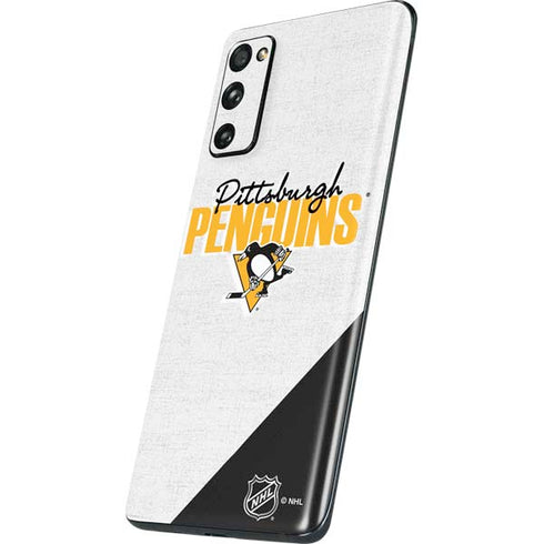 NHL Pittsburgh Penguins Script Galaxy S20 Fan Edition Skin