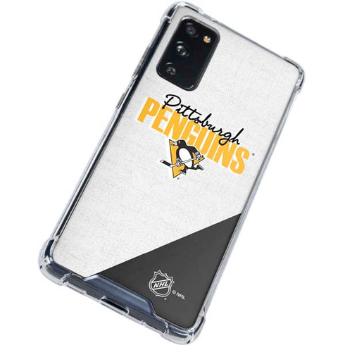 NHL Pittsburgh Penguins Script Galaxy S20 FE Clear Case