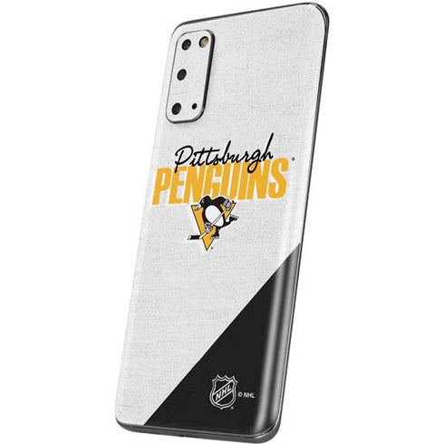 NHL Pittsburgh Penguins Script Galaxy S20 Skin