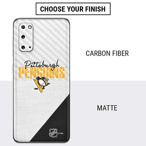 NHL Pittsburgh Penguins Script Galaxy S20 Skin