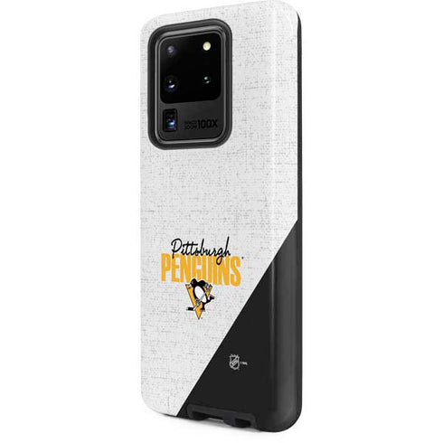 NHL Pittsburgh Penguins Script Galaxy S20 Ultra 5G Pro Case