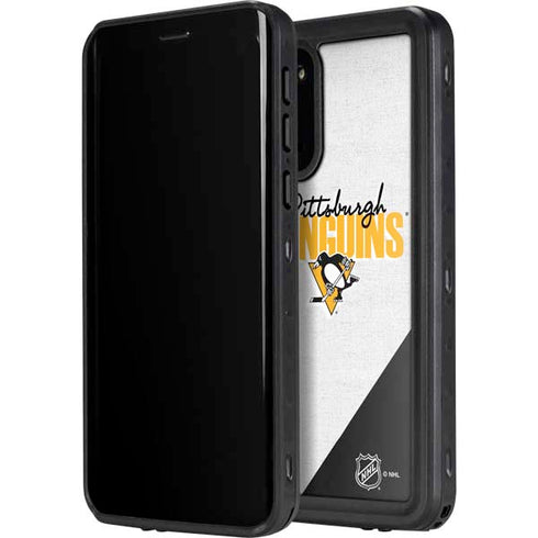 NHL Pittsburgh Penguins Script Galaxy S20 Waterproof Case