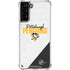NHL Pittsburgh Penguins Script Galaxy S21 Plus 5G Clear Case