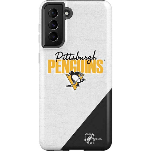 NHL Pittsburgh Penguins Script Galaxy S21 Plus 5G Pro Case