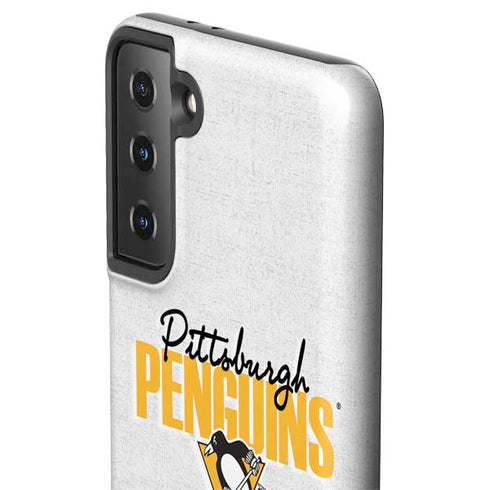 NHL Pittsburgh Penguins Script Galaxy S21 Plus 5G Pro Case