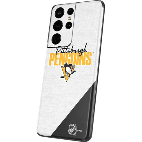 NHL Pittsburgh Penguins Script Galaxy S21 Ultra 5G Skin