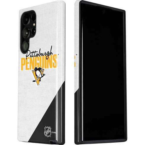 NHL Pittsburgh Penguins Script Galaxy S22 Ultra Pro Case