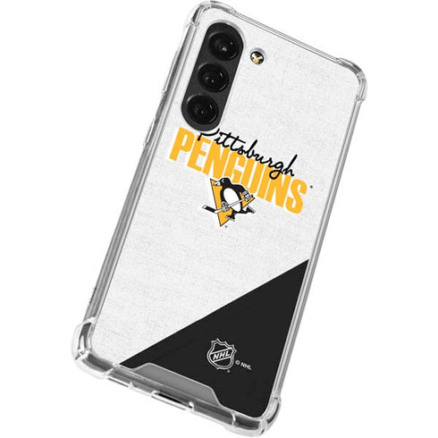 NHL Pittsburgh Penguins Script Galaxy S23 Clear Case