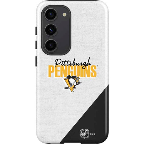 NHL Pittsburgh Penguins Script Galaxy S23 Pro Case