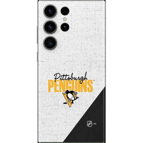 NHL Pittsburgh Penguins Script Galaxy S23 Ultra Skin