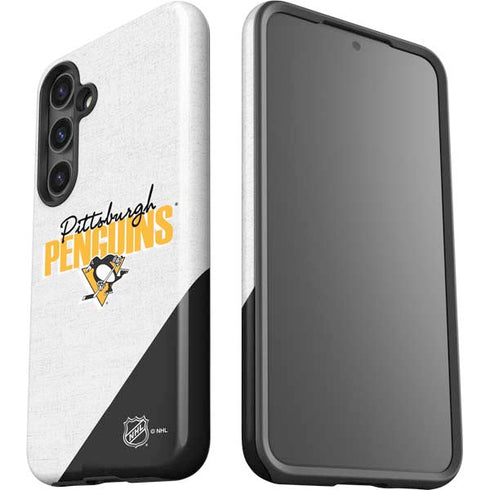 NHL Pittsburgh Penguins Script Galaxy S24 Impact Case