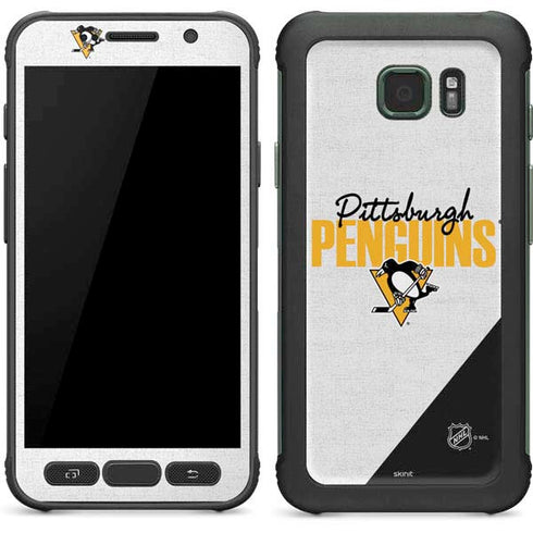 NHL Pittsburgh Penguins Script Galaxy S7 Active Skin