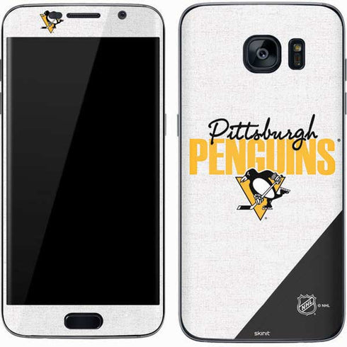 NHL Pittsburgh Penguins Script Galaxy S7 Skin