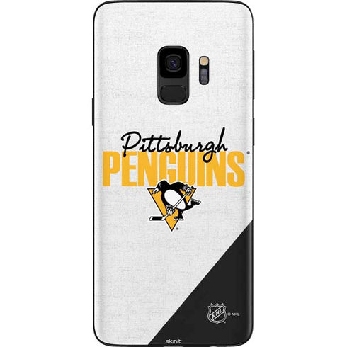 NHL Pittsburgh Penguins Script Galaxy S9 Skin