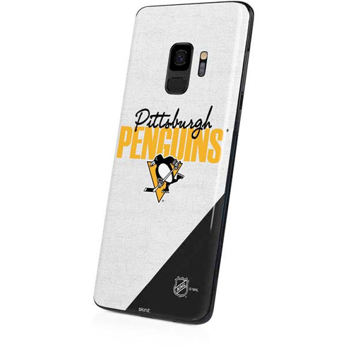 NHL Pittsburgh Penguins Script Galaxy S9 Skin