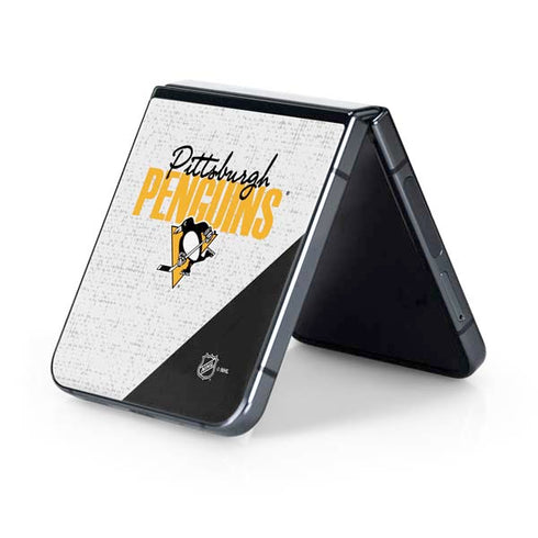 NHL Pittsburgh Penguins Script Galaxy Z Flip5 5G Skin
