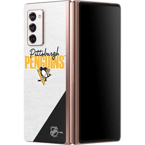 NHL Pittsburgh Penguins Script Galaxy Z Fold2 5G Skin