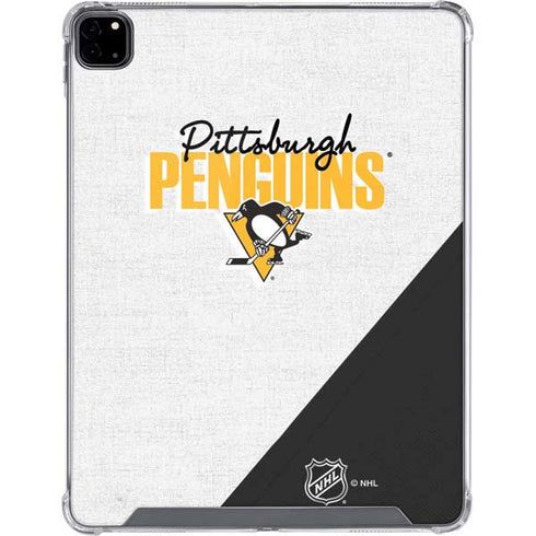 NHL Pittsburgh Penguins Script iPad Pro 12.9in (2020) Clear Case