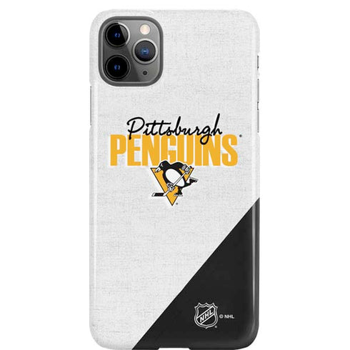 NHL Pittsburgh Penguins Script iPhone 11 Pro Max Lite Case