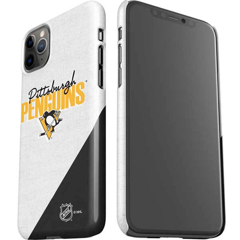 NHL Pittsburgh Penguins Script iPhone 11 Pro Max Lite Case