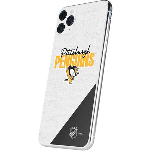 NHL Pittsburgh Penguins Script iPhone 11 Pro Max Skin