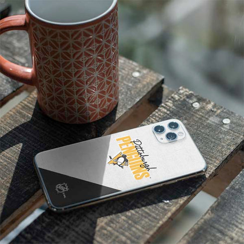 NHL Pittsburgh Penguins Script iPhone 11 Pro Max Skin