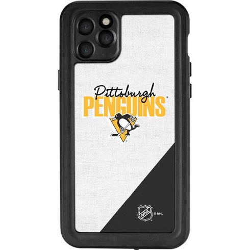 NHL Pittsburgh Penguins Script iPhone 11 Pro Max Waterproof Case