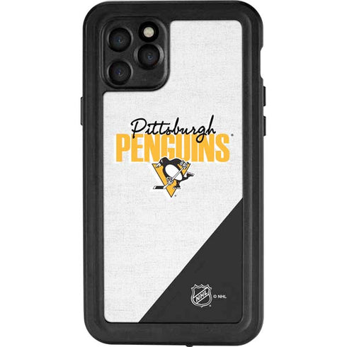 NHL Pittsburgh Penguins Script iPhone 11 Pro Waterproof Case