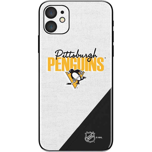NHL Pittsburgh Penguins Script iPhone 11 Skin