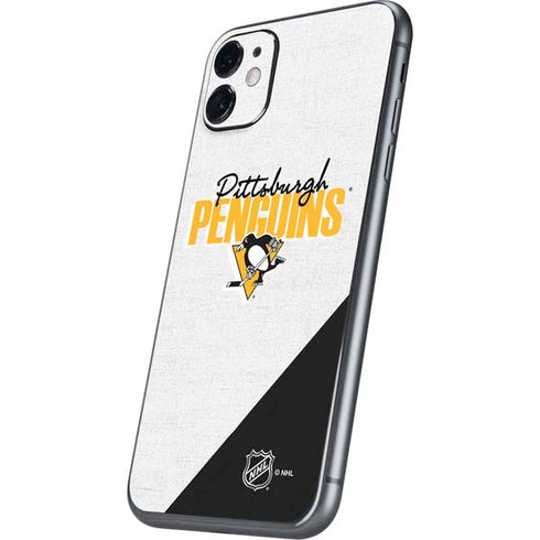 NHL Pittsburgh Penguins Script iPhone 11 Skin