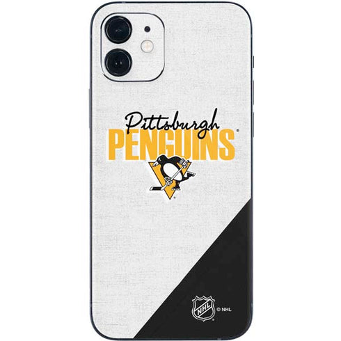 NHL Pittsburgh Penguins Script iPhone 12 Mini Skin
