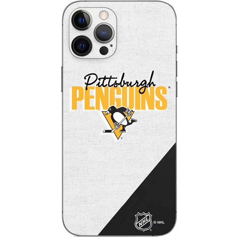 NHL Pittsburgh Penguins Script iPhone 12 Pro Max Skin