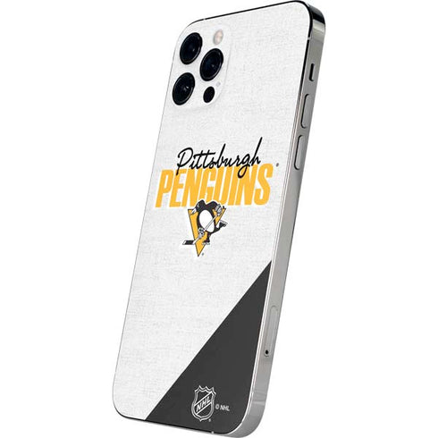 NHL Pittsburgh Penguins Script iPhone 12 Pro Max Skin