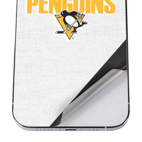 NHL Pittsburgh Penguins Script iPhone 12 Pro Max Skin