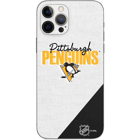 NHL Pittsburgh Penguins Script iPhone 12 Pro Skin