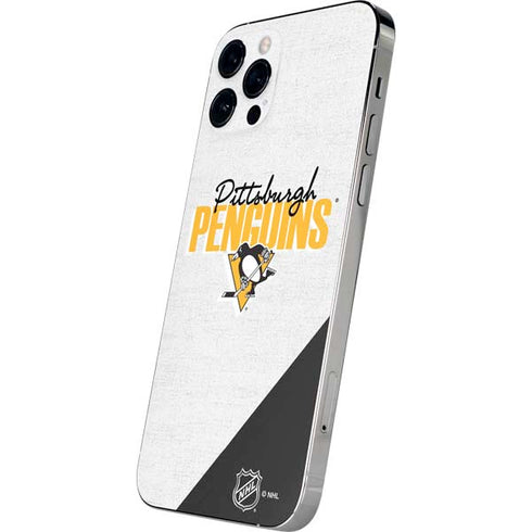 NHL Pittsburgh Penguins Script iPhone 12 Pro Skin
